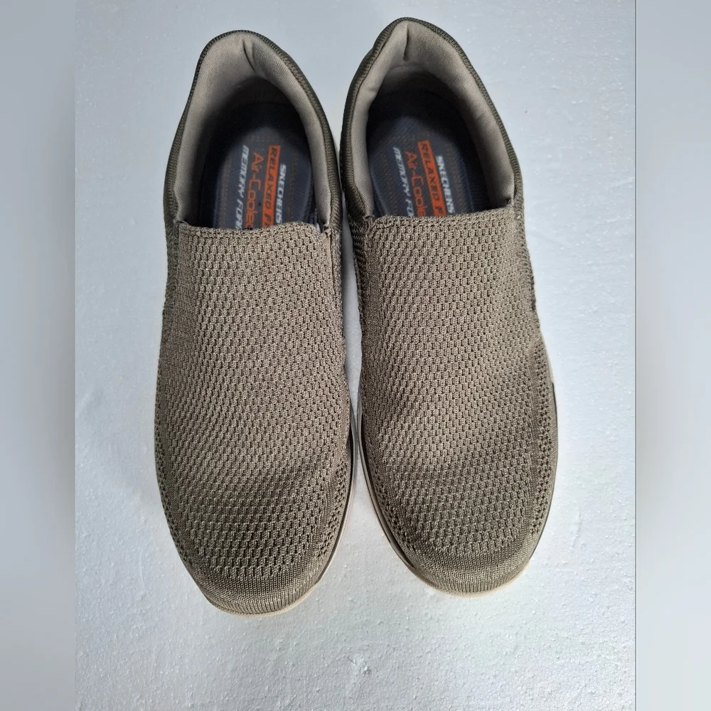 Skechers Men's Brown Slip-On Shoes Size 11.5